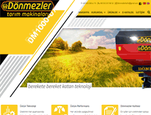 Tablet Screenshot of donmezlertarim.com